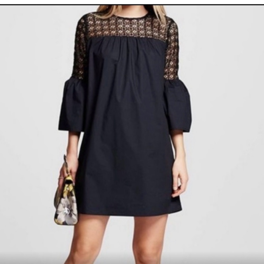 -⭐️⭐️NWT who what where Women's Black dress S… beautiful sleeves